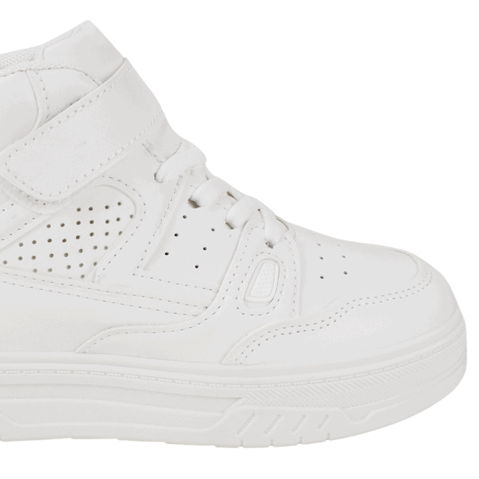 ZAPATILLA NEW WALK ESCOLAR CAÑA ALTA BLANCA - 4