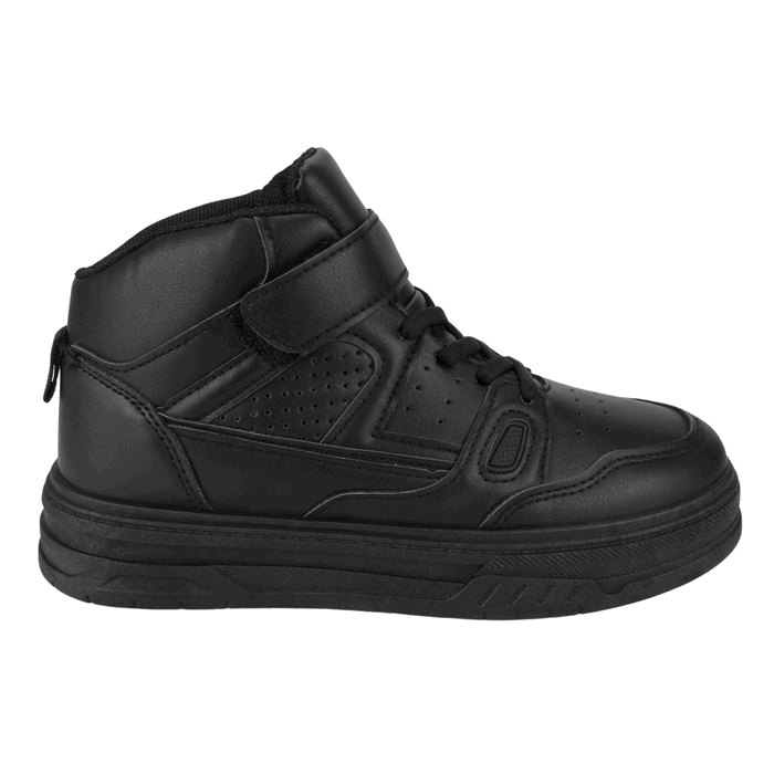 ZAPATILLA NEW WALK ESCOLAR CAÑA ALTA NEGRA - 1