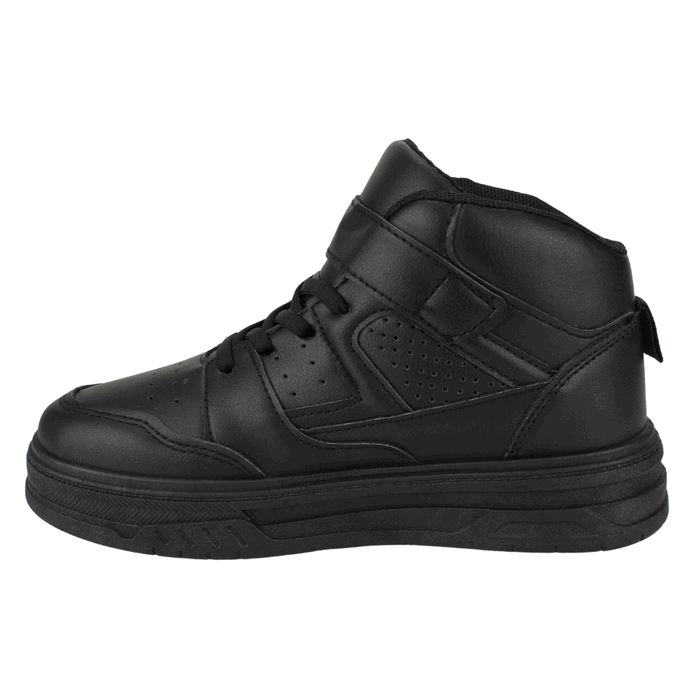 ZAPATILLA NEW WALK ESCOLAR CAÑA ALTA NEGRA - 3