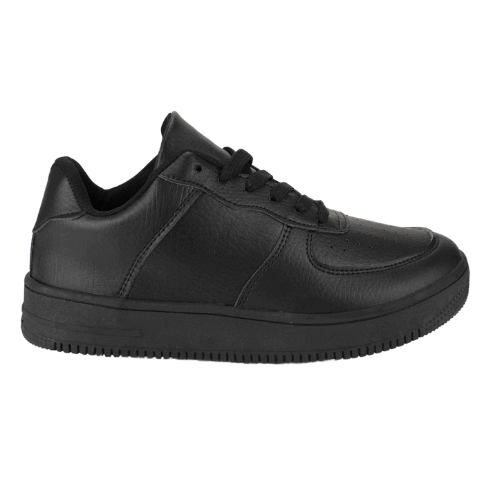 ZAPATILLA NEW WALK ESCOLAR PUNTOS NEGRA - 1