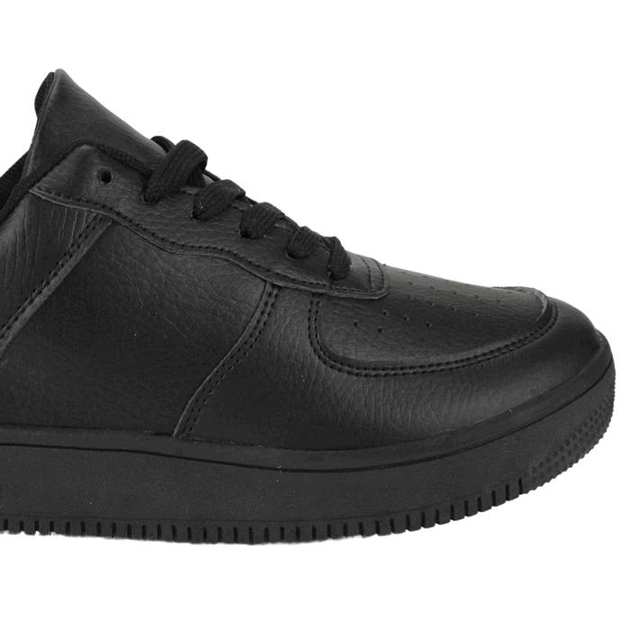 ZAPATILLA NEW WALK ESCOLAR PUNTOS NEGRA - 4