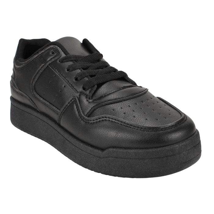 ZAPATILLA NEW WALK ESCOLAR URBANA NEGRA - 2