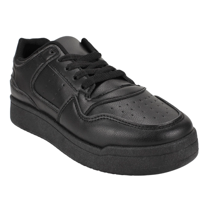 ZAPATILLA NEW WALK ESCOLAR URBANA NEGRA - 2