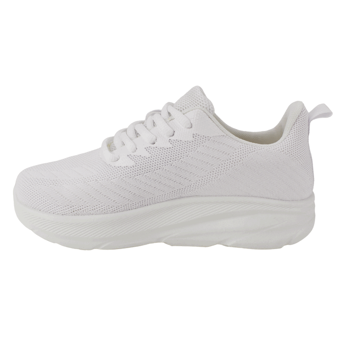 ZAPATILLA NEW WALK MESH PLATAFORMA BLANCA - 3
