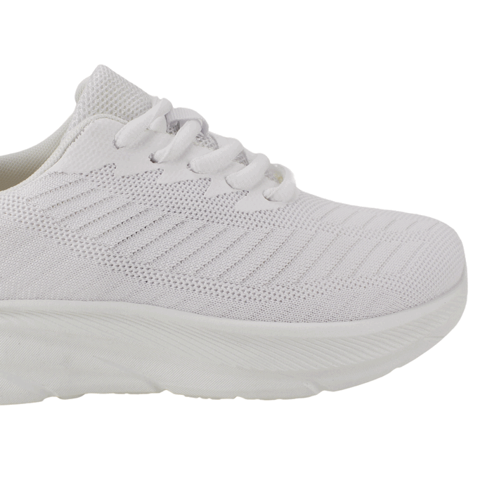 ZAPATILLA NEW WALK MESH PLATAFORMA BLANCA - 4