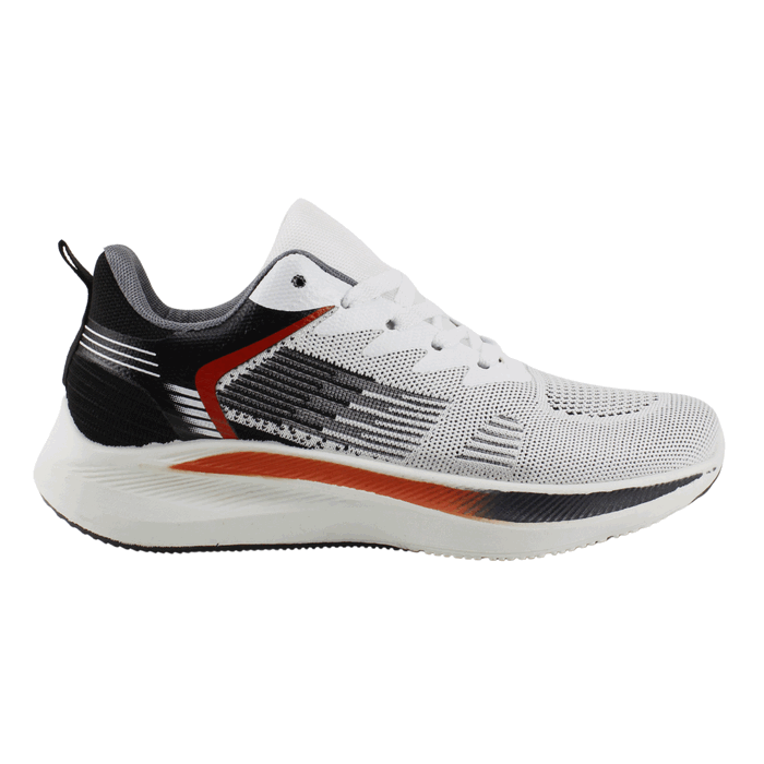 ZAPATILLA NEW WALK DEPORTIVA BLANCA NEGRA - 1