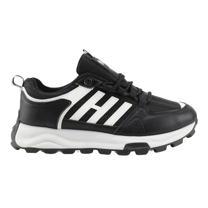 ZAPATILLAS NEW WALK URBANAS BLANCA NEGRA - 1