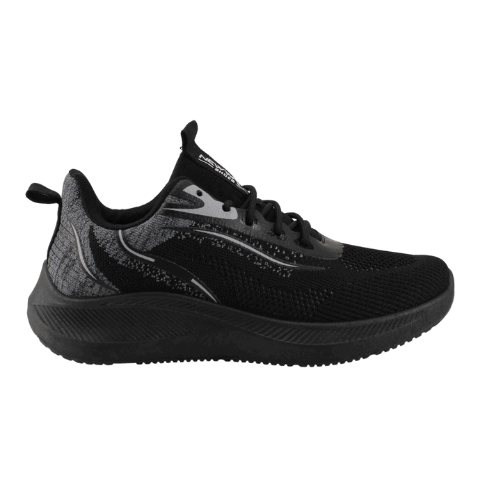 ZAPATILLA NEW WALK FRESCA MESH NEGRA - 1
