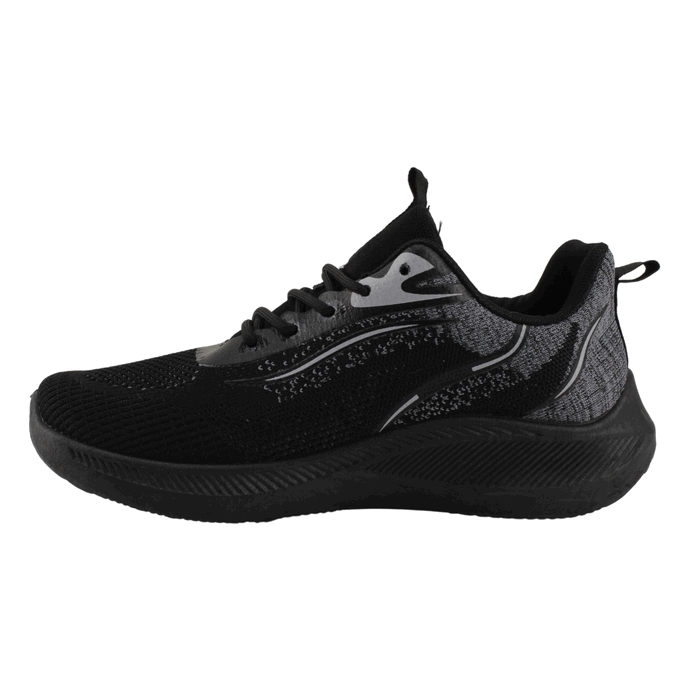ZAPATILLA NEW WALK FRESCA MESH NEGRA - 3