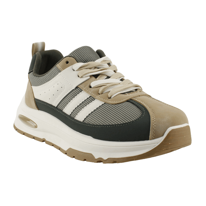 ZAPATILLAS NEW WALK URBANA RETRO VERDE PETROLEO - 2