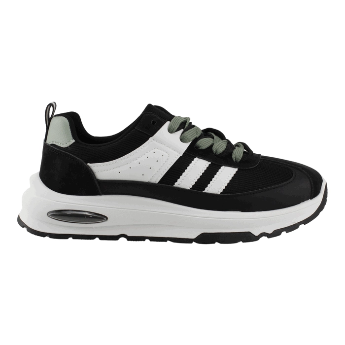 ZAPATILLAS NEW WALK URBANA RETRO NEGRA - 1