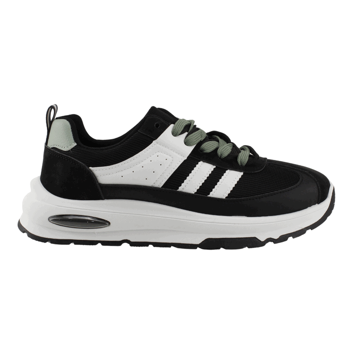 ZAPATILLAS NEW WALK URBANA RETRO NEGRA - 1