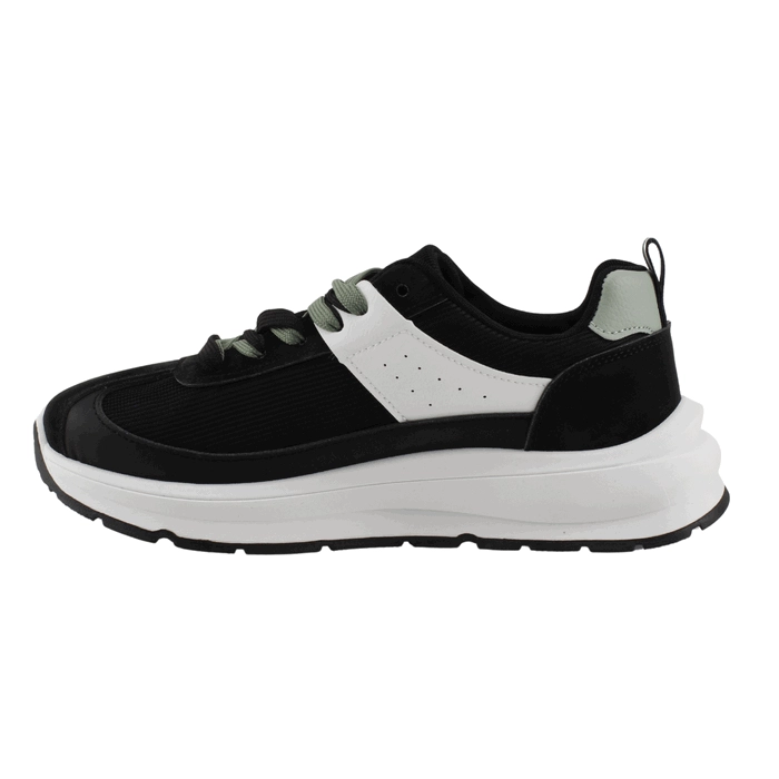ZAPATILLAS NEW WALK URBANA RETRO NEGRA - 3