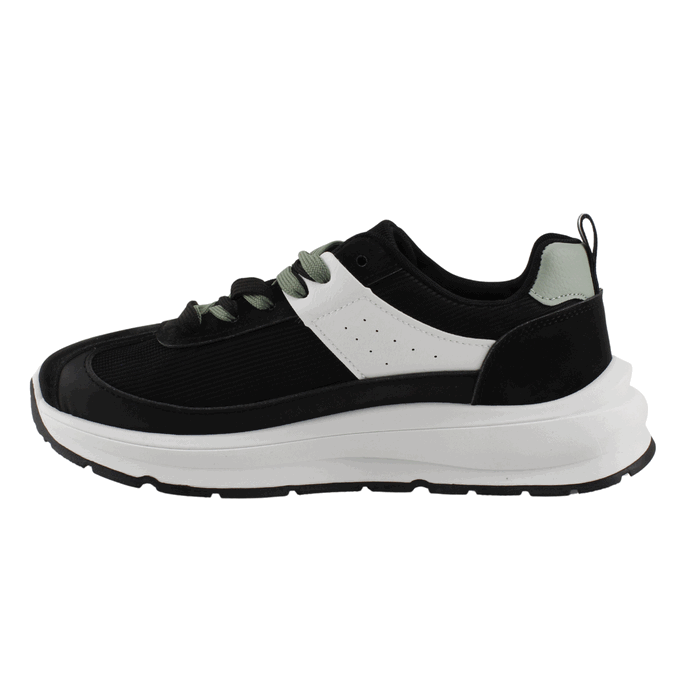ZAPATILLAS NEW WALK URBANA RETRO NEGRA - 3