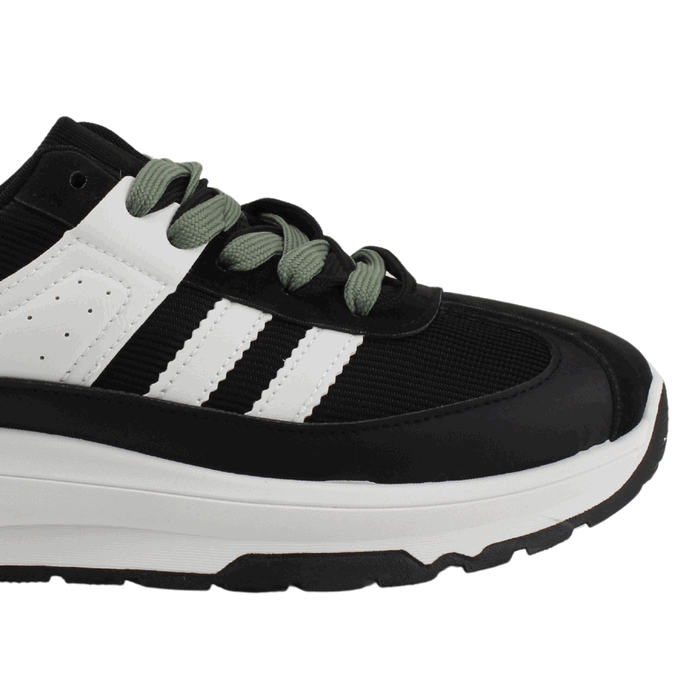 ZAPATILLAS NEW WALK URBANA RETRO NEGRA - 4