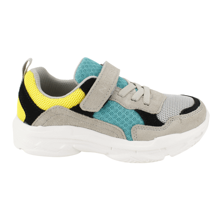 ZAPATILLA NAT GEO KIDS CHUNKY CUERO GRIS - 1