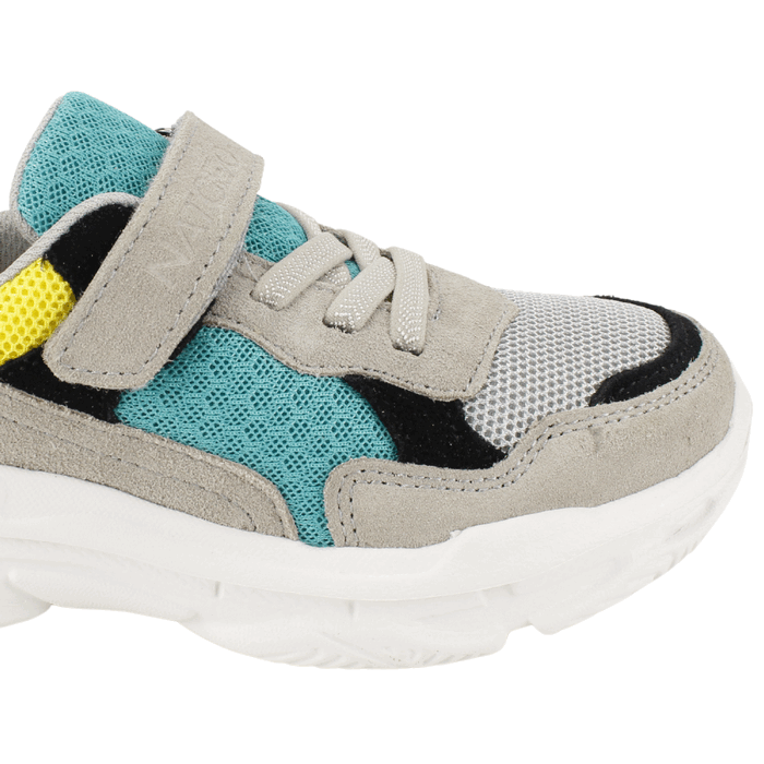 ZAPATILLA NAT GEO KIDS CHUNKY CUERO GRIS - 4