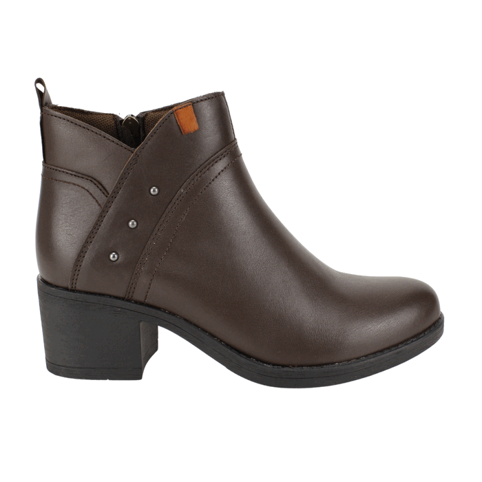 BOTIN PALM TACHAS CUERO CAFE - 1