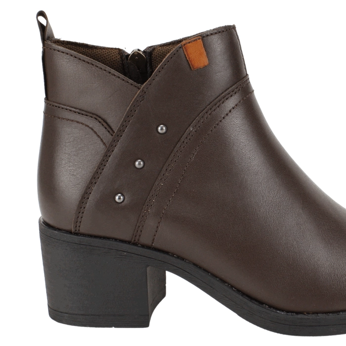 BOTIN PALM TACHAS CUERO CAFE - 4