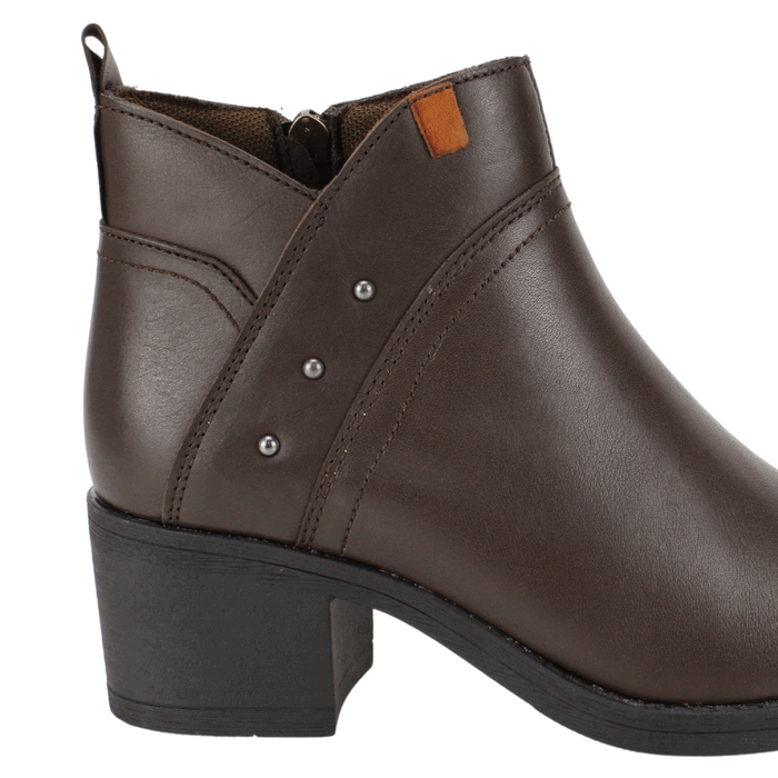 BOTIN PALM TACHAS CUERO CAFE - 4