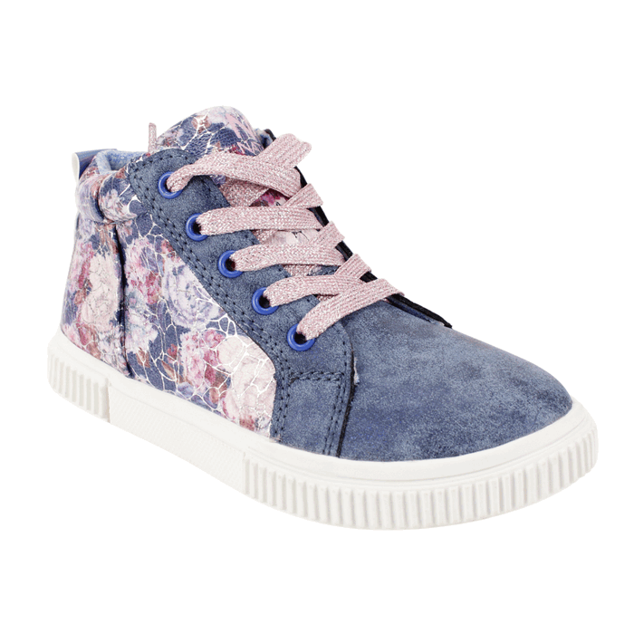 ZAPATILLA NAT GEO KIDS FLORES AZUL - 2