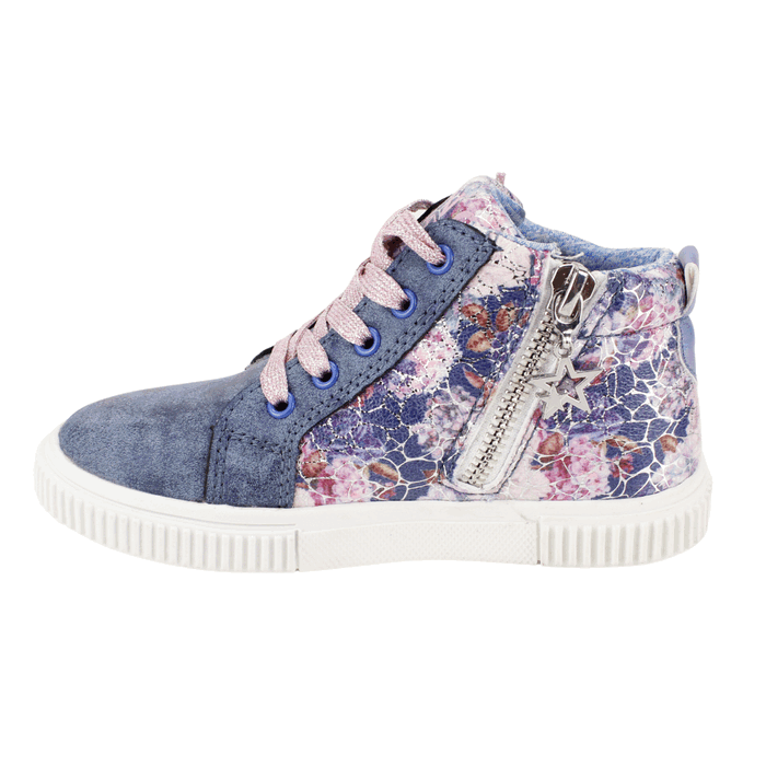 ZAPATILLA NAT GEO KIDS FLORES AZUL - 3