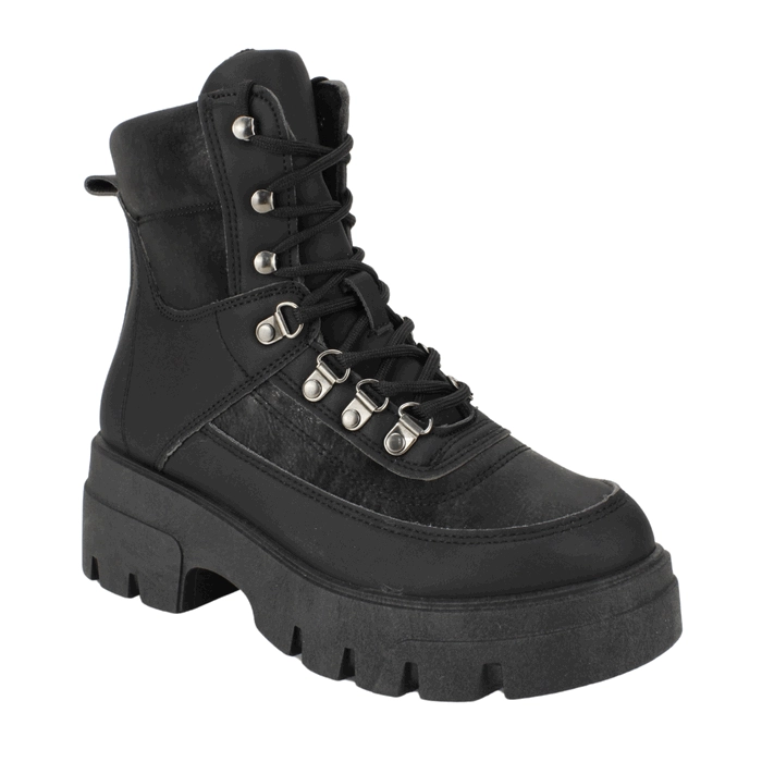 BOTIN NEW WALK MILITAR SUEDE NEGRO - 3