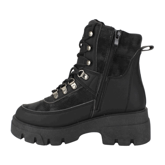 BOTIN NEW WALK MILITAR SUEDE NEGRO - 4
