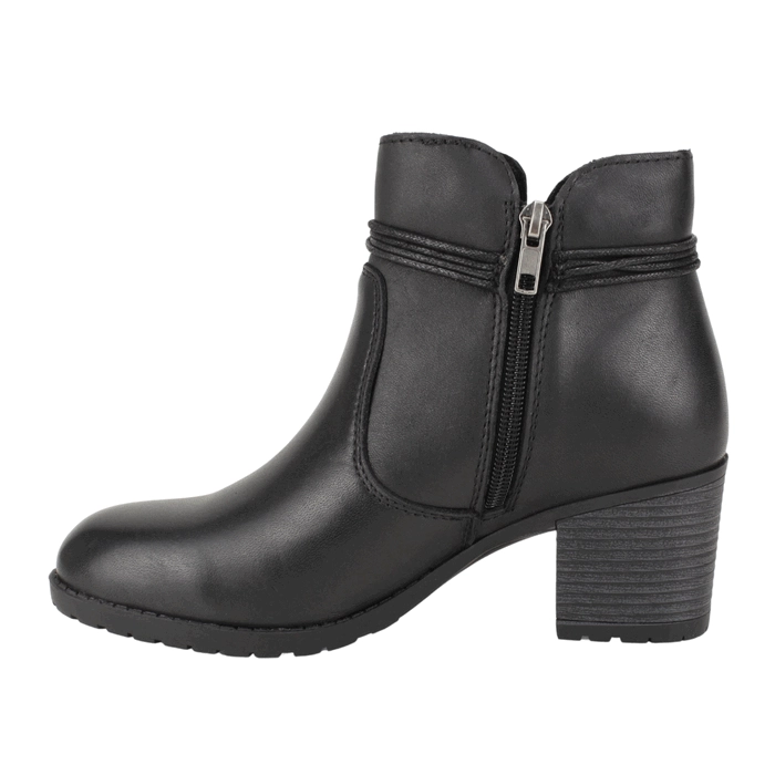 BOTIN PALM TIRAS CUERO NEGRO - 3
