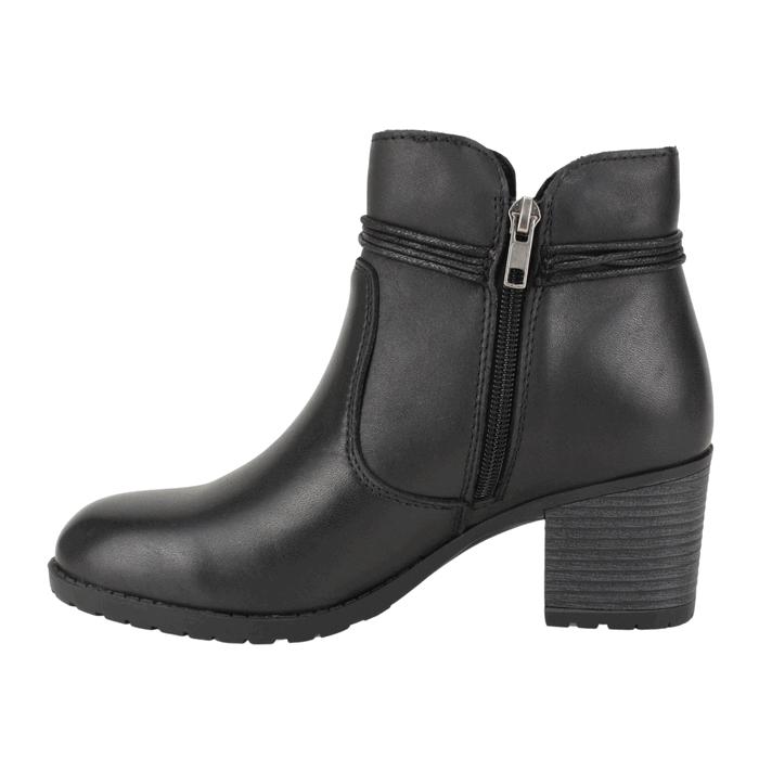 BOTIN PALM TIRAS CUERO NEGRO - 3