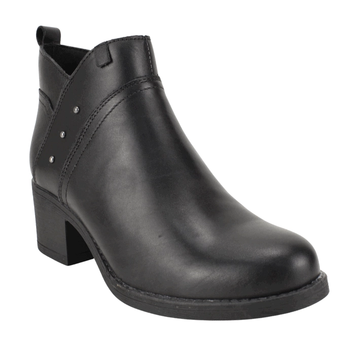 BOTIN PALM TACHAS CUERO NEGRO - 2