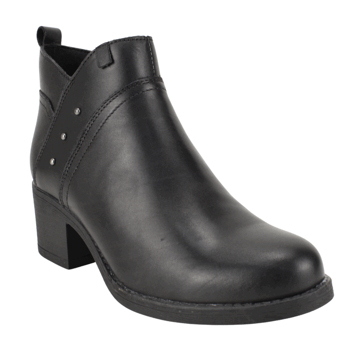 BOTIN PALM TACHAS CUERO NEGRO - 2