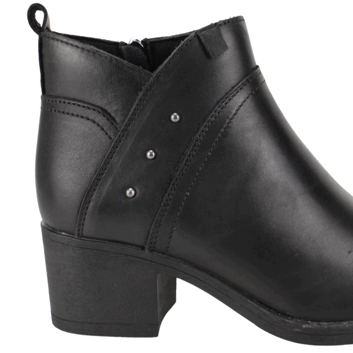 BOTIN PALM TACHAS CUERO NEGRO - 4