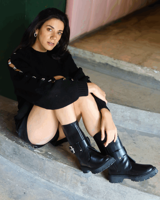 BOTIN AGUA DE COCO TRANSFORMABLE NEGRO - 2