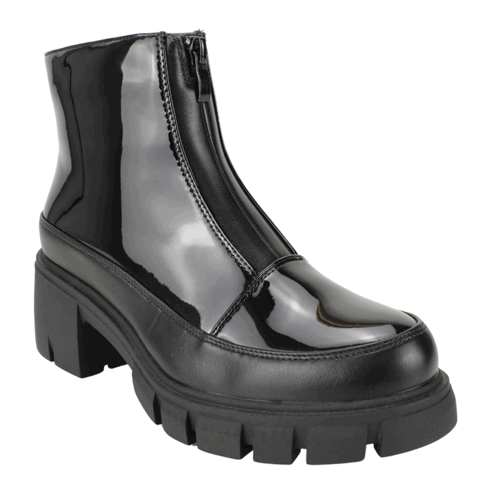 BOTIN NEW WALK BRILLANTE NEGRO - 3