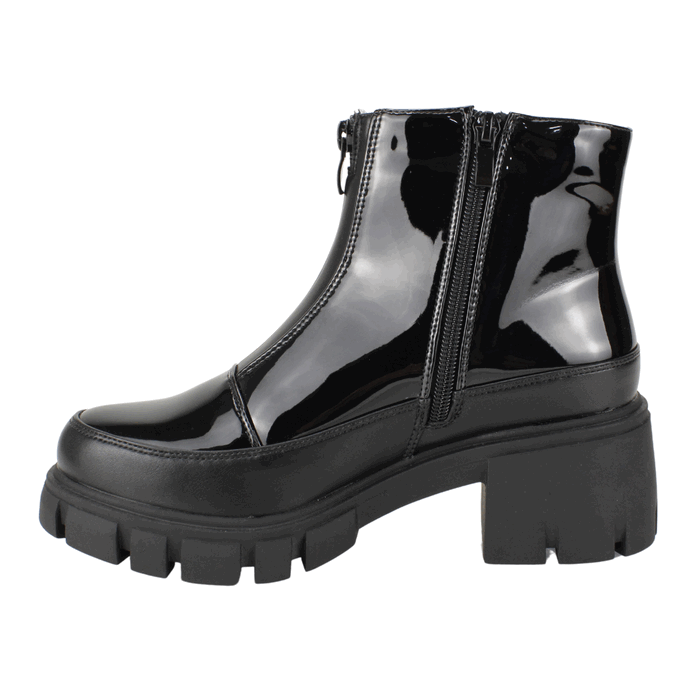 BOTIN NEW WALK BRILLANTE NEGRO - 4