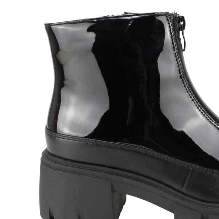 BOTIN NEW WALK BRILLANTE NEGRO - 5