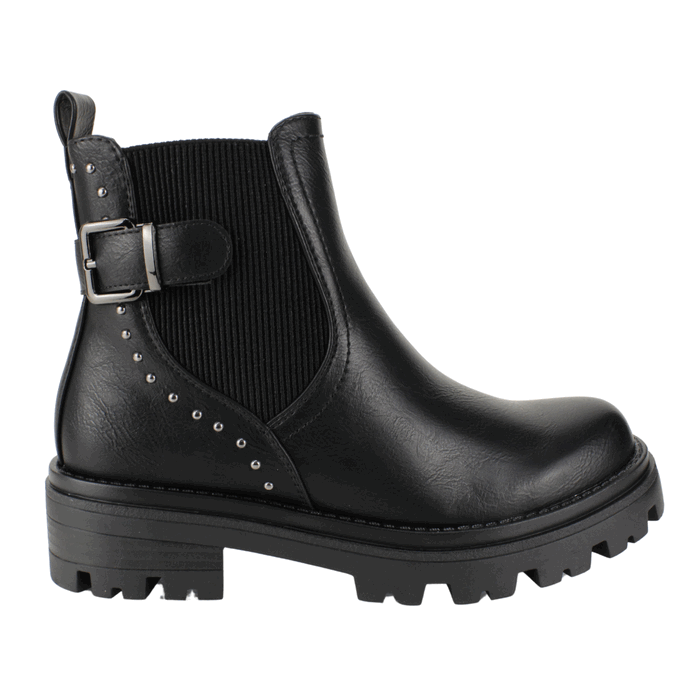 BOTIN NEW WALK TACHAS Y CORREA NEGRO - 1