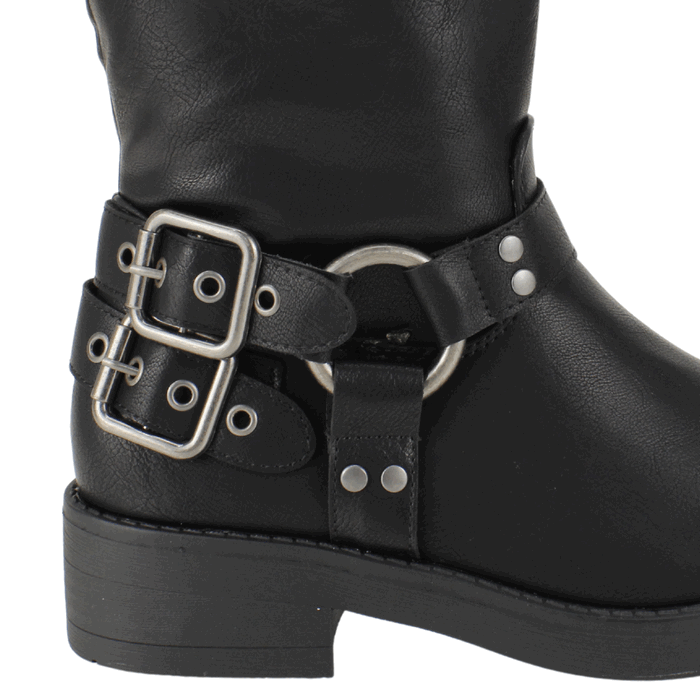 BOTIN AGUA DE COCO MOTOQUERO NEGRO - 4
