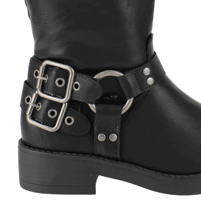 BOTIN AGUA DE COCO MOTOQUERO NEGRO - 4