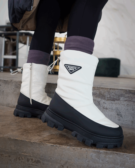 BOTIN AGUA DE COCO NIEVE BEIGE - 2