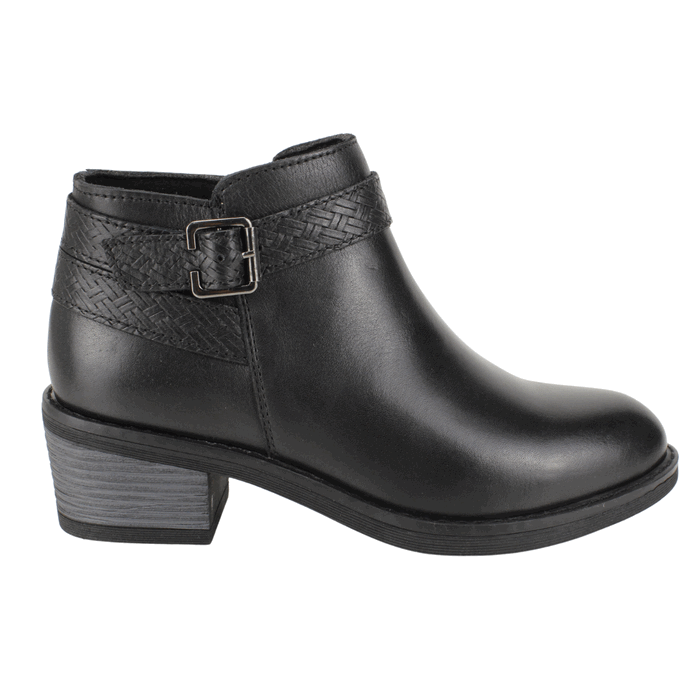 BOTIN PALM CORREA CUERO NEGRO - 1