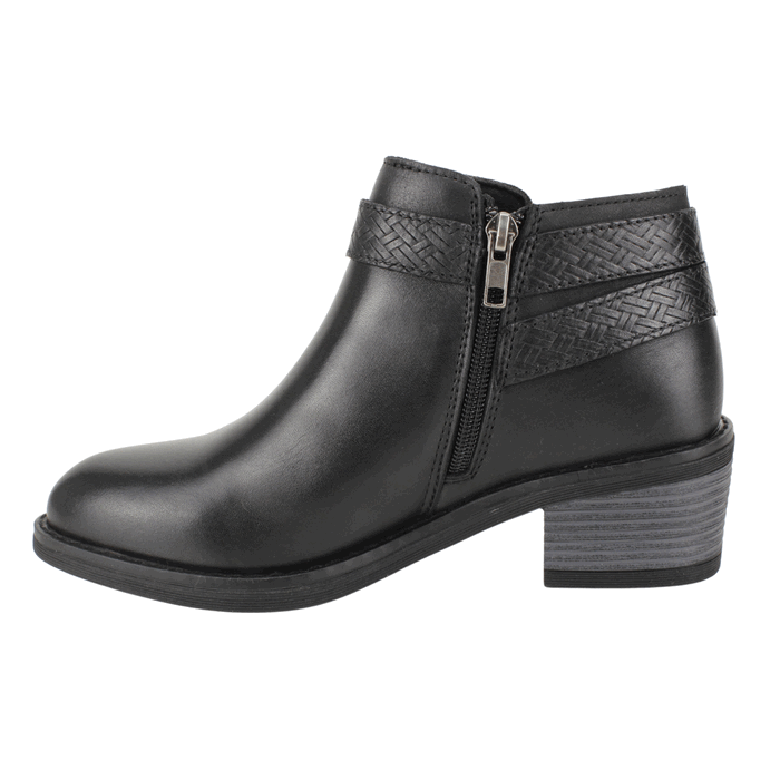 BOTIN PALM CORREA CUERO NEGRO - 3