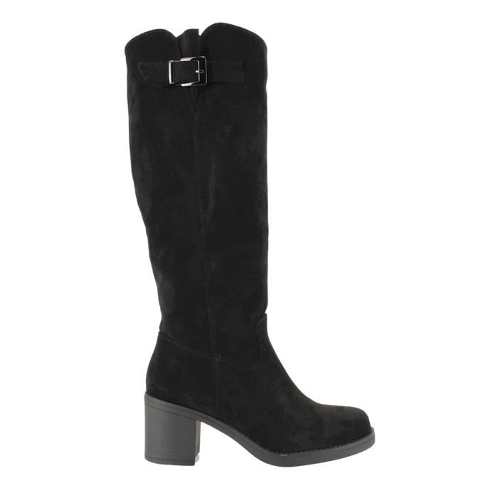 BOTA AGUA DE COCO SUEDE NEGRO - 1