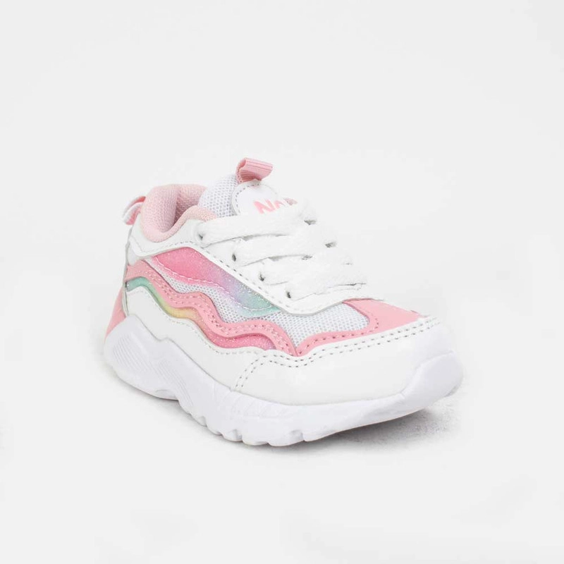 ZAPATILLA NAT GEO KIDS ARCOIRIS ROSA - 2