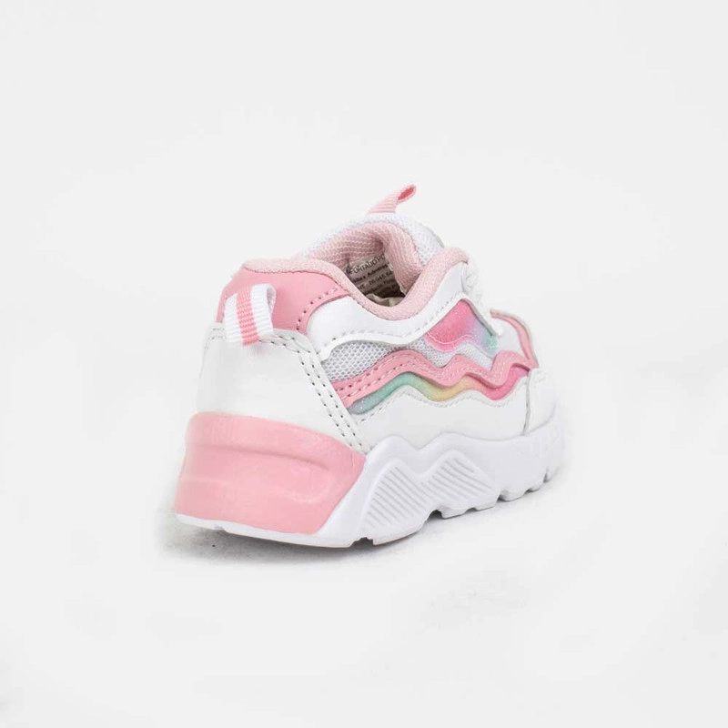 ZAPATILLA NAT GEO KIDS ARCOIRIS ROSA - 4