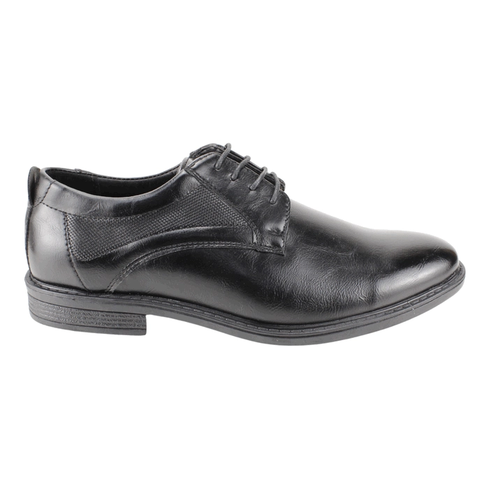 ZAPATO NEW WALK FORMAL TEXTURA NEGRO - 1