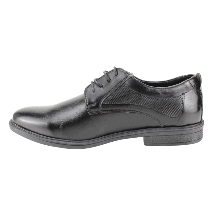 ZAPATO NEW WALK FORMAL TEXTURA NEGRO - 3