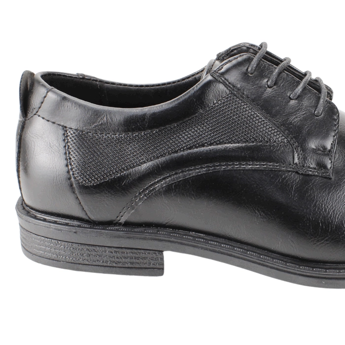 ZAPATO NEW WALK FORMAL TEXTURA NEGRO - 4