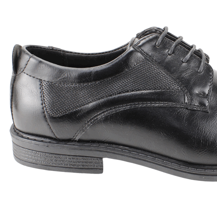 ZAPATO NEW WALK FORMAL TEXTURA NEGRO - 4